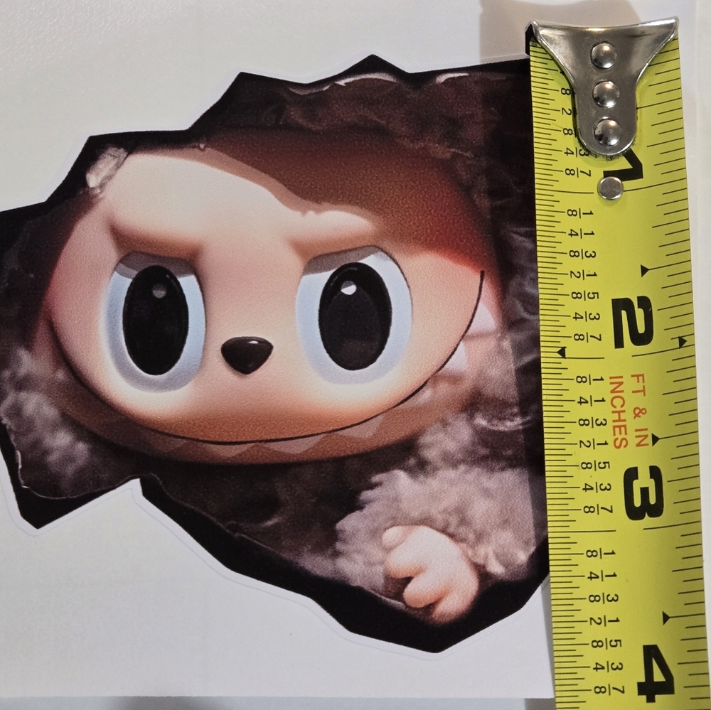 ๐๐ Tan Labubu Sticker - Picture 4 of 4